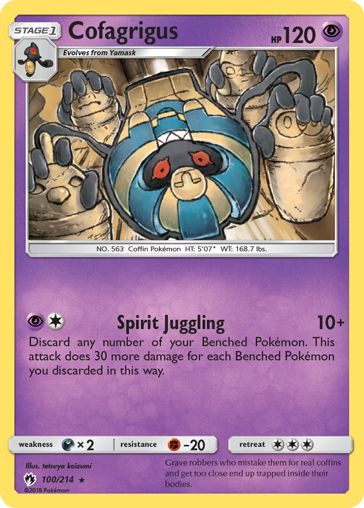 Cofagrigus (100/214) [Sun & Moon: Lost Thunder] | Jack's On Queen