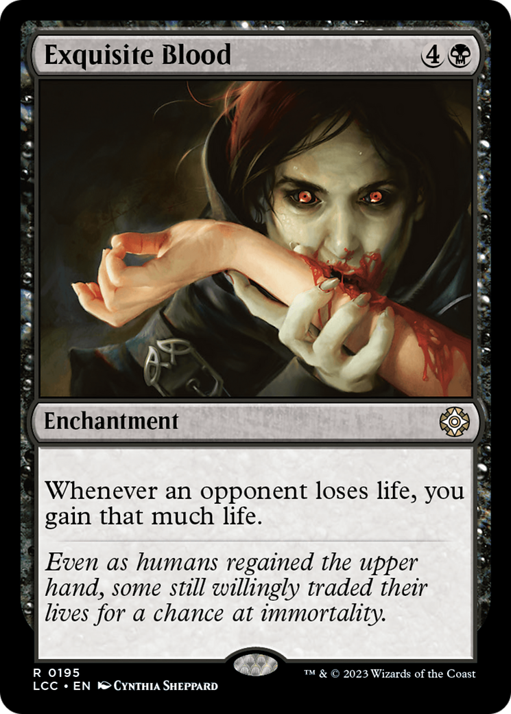Exquisite Blood [The Lost Caverns of Ixalan Commander] | Jack's On Queen