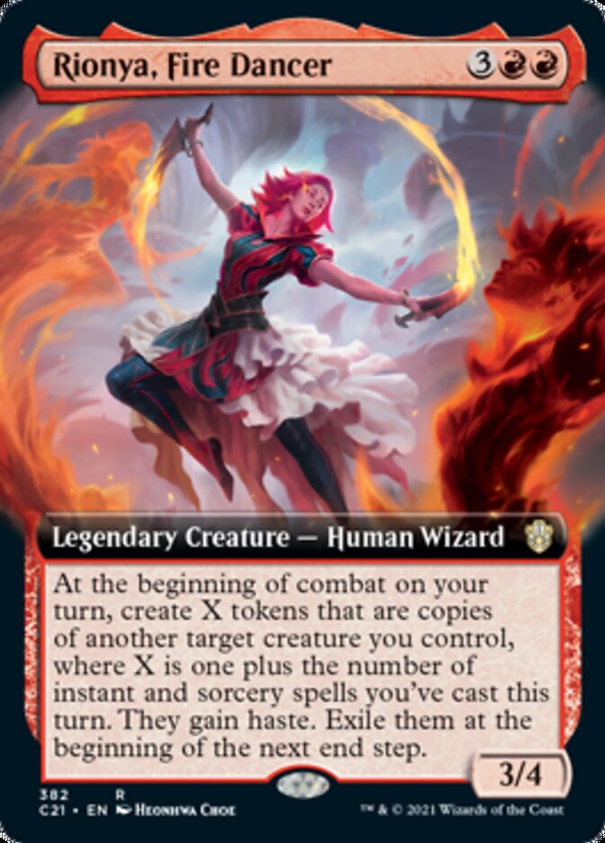 Rionya, Fire Dancer (Extended) [Commander 2021] | Jack's On Queen