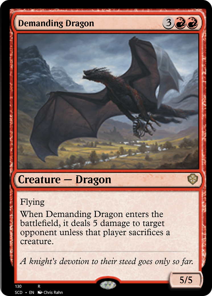 Demanding Dragon [Starter Commander Decks] | Jack's On Queen