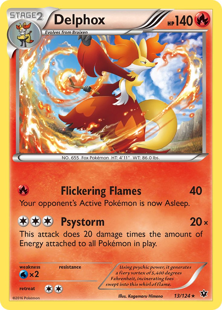 Delphox (13/124) (Theme Deck Exclusive) [XY: Fates Collide] | Jack's On Queen