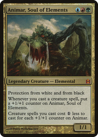 Animar, Soul of Elements (Oversized) [Commander 2011 Oversized] | Jack's On Queen