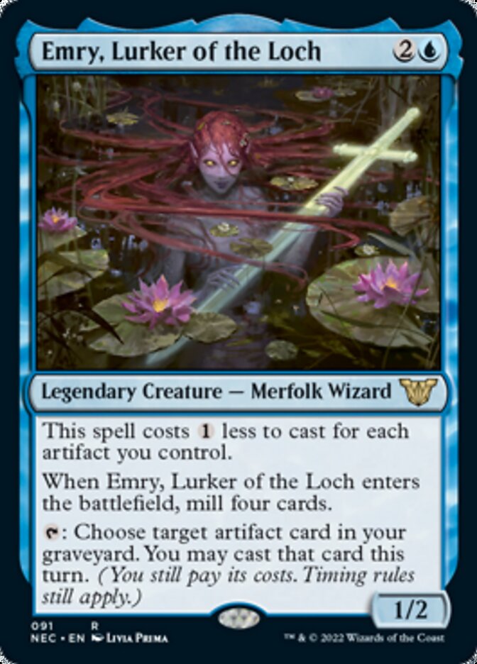 Emry, Lurker of the Loch [Kamigawa: Neon Dynasty Commander] | Jack's On Queen