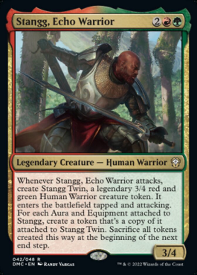 Stangg, Echo Warrior [Dominaria United Commander] | Jack's On Queen