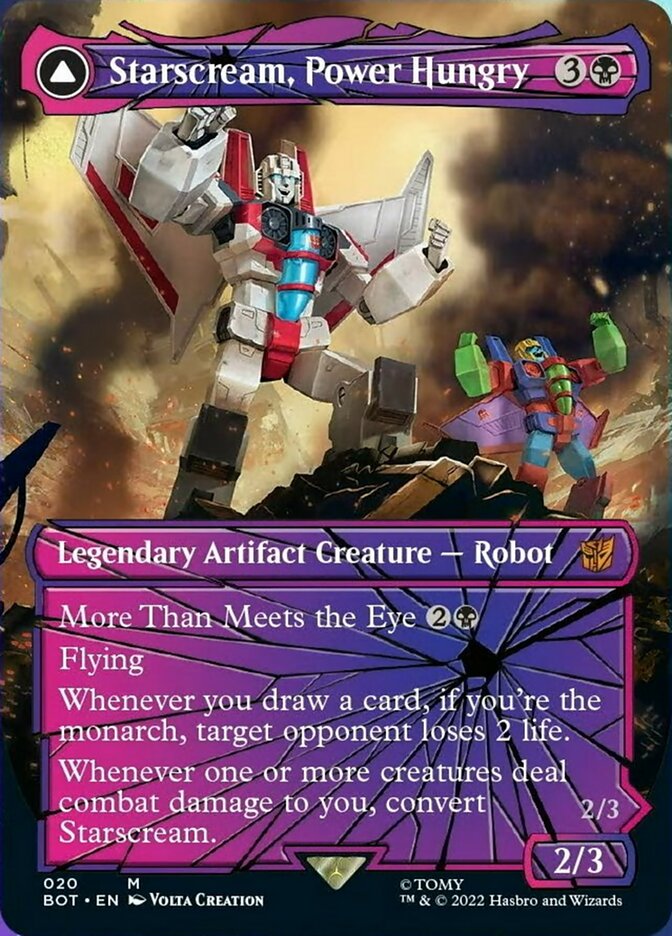 Starscream, Power Hungry // Starscream, Seeker Leader (Shattered Glass) [Universes Beyond: Transformers] | Jack's On Queen