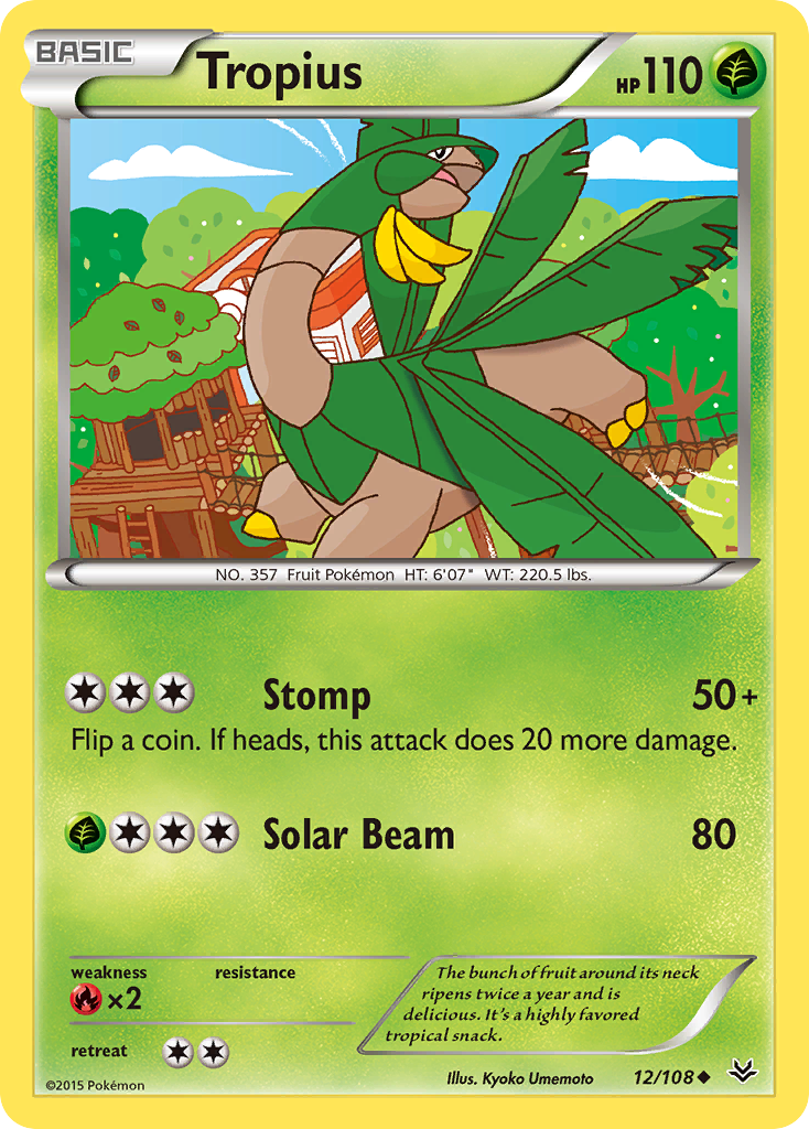 Tropius (12/108) [XY: Roaring Skies] | Jack's On Queen