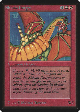 Shivan Dragon [Limited Edition Beta] | Jack's On Queen