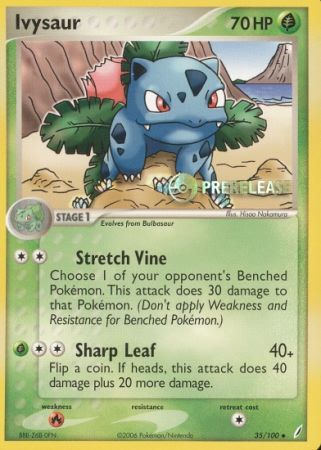 Ivysaur (35/100) (Prerelease Promo) [Nintendo: Black Star Promos] | Jack's On Queen