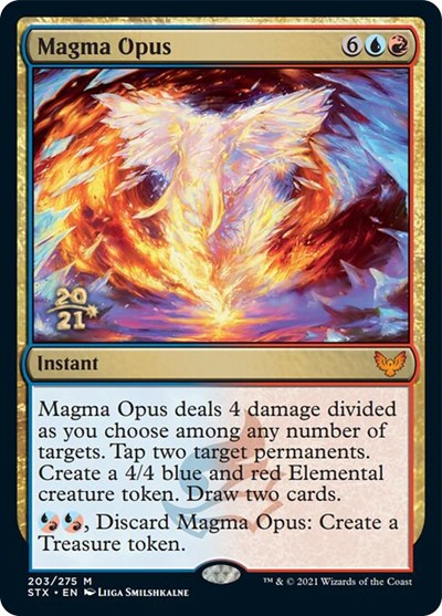 Magma Opus [Strixhaven: School of Mages Prerelease Promos] | Jack's On Queen