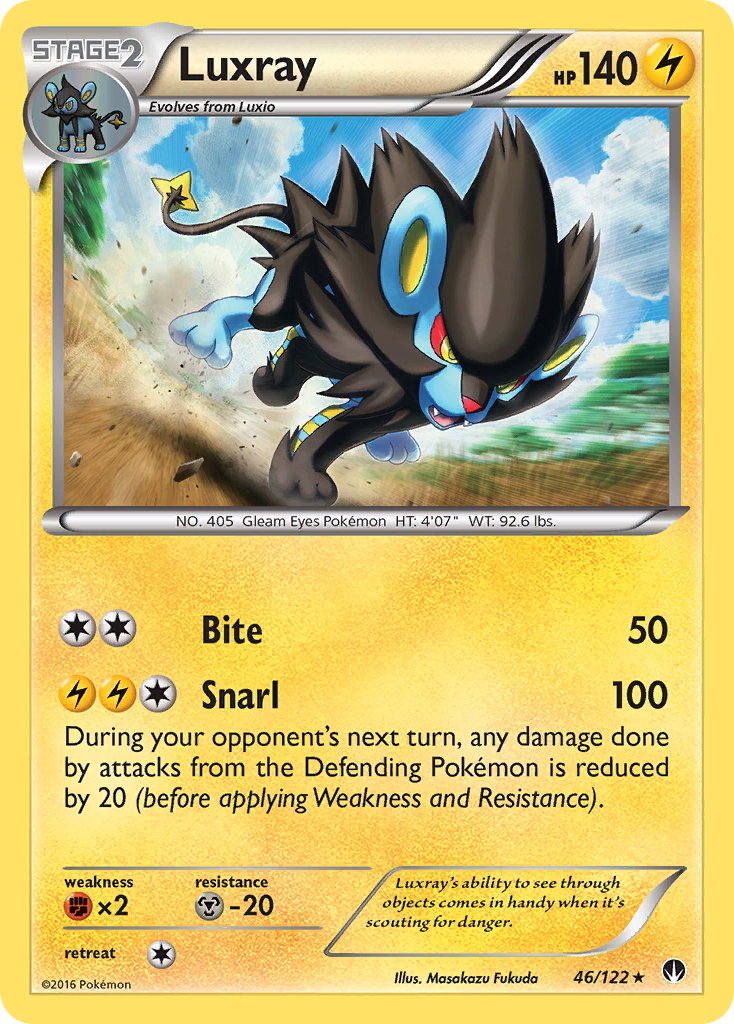 Luxray (46/122) [XY: BREAKpoint] | Jack's On Queen