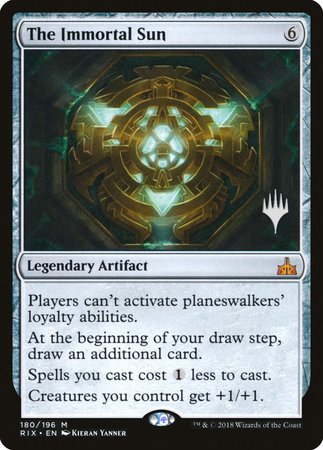The Immortal Sun [Rivals of Ixalan Promos] | Jack's On Queen