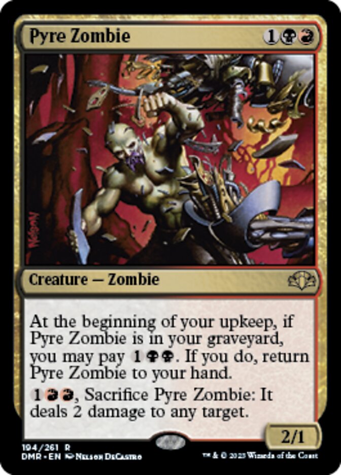 Pyre Zombie [Dominaria Remastered] | Jack's On Queen