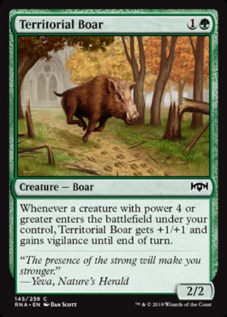 Territorial Boar [Ravnica Allegiance] | Jack's On Queen