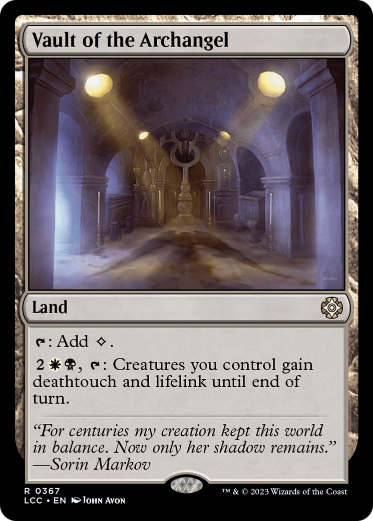 Vault of the Archangel [The Lost Caverns of Ixalan Commander] | Jack's On Queen