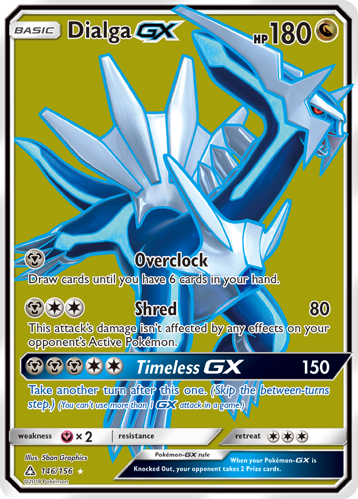 Dialga GX (146/156) [Sun & Moon: Ultra Prism] | Jack's On Queen