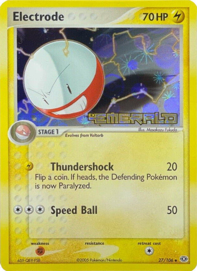 Electrode (27/106) (Stamped) [EX: Emerald] | Jack's On Queen