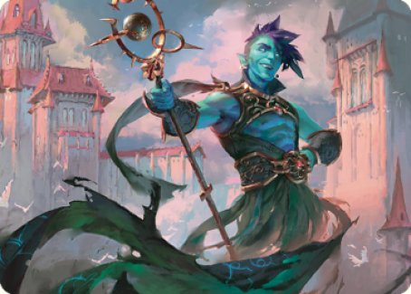 Haughty Djinn Art Card [Dominaria United Art Series] | Jack's On Queen