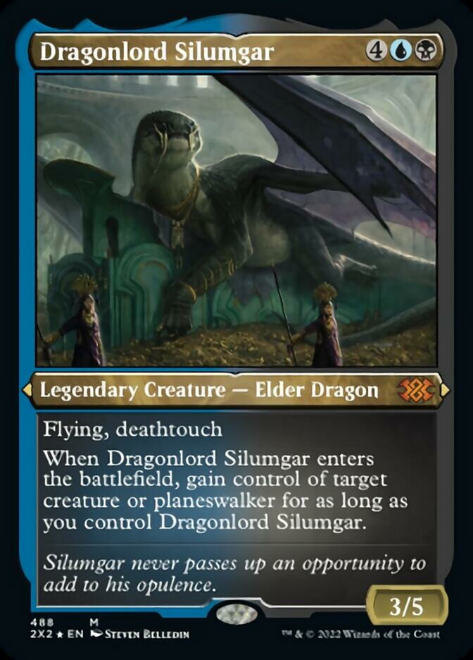 Dragonlord Silumgar (Foil Etched) [Double Masters 2022] | Jack's On Queen