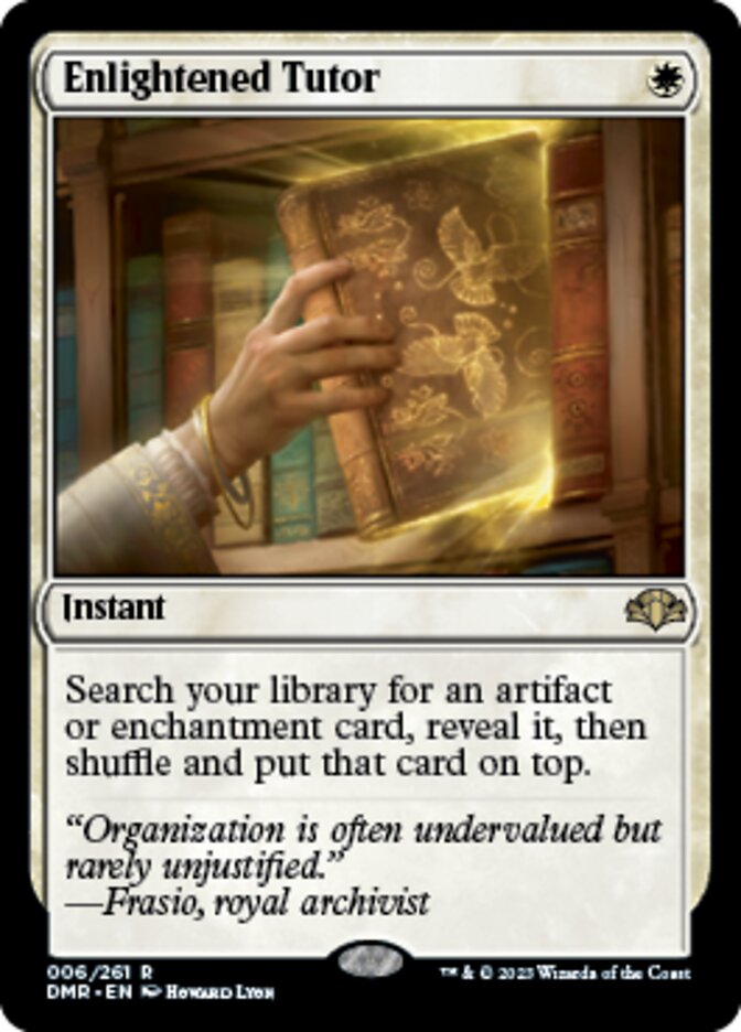 Enlightened Tutor [Dominaria Remastered] | Jack's On Queen