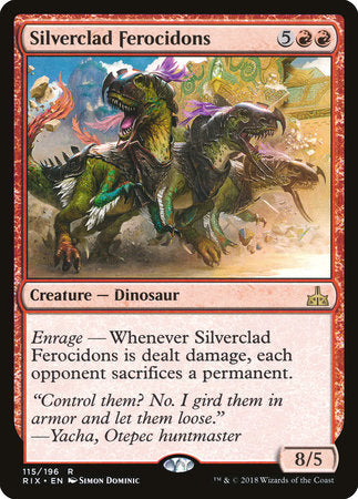 Silverclad Ferocidons [Rivals of Ixalan] | Jack's On Queen