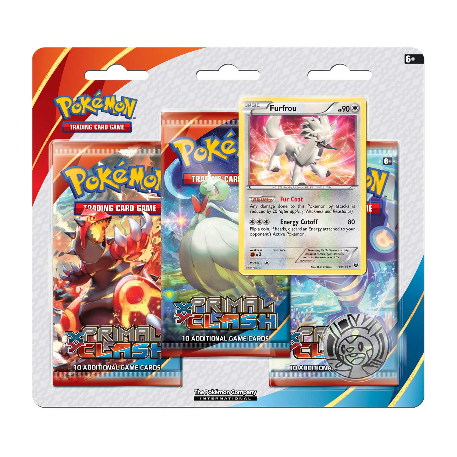 XY: Primal Clash - 3-Pack Blister (Furfrou) | Jack's On Queen