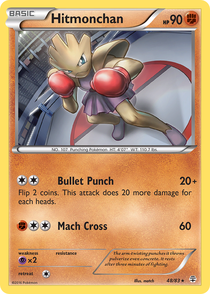 Hitmonchan (48/83) [XY: Generations] | Jack's On Queen