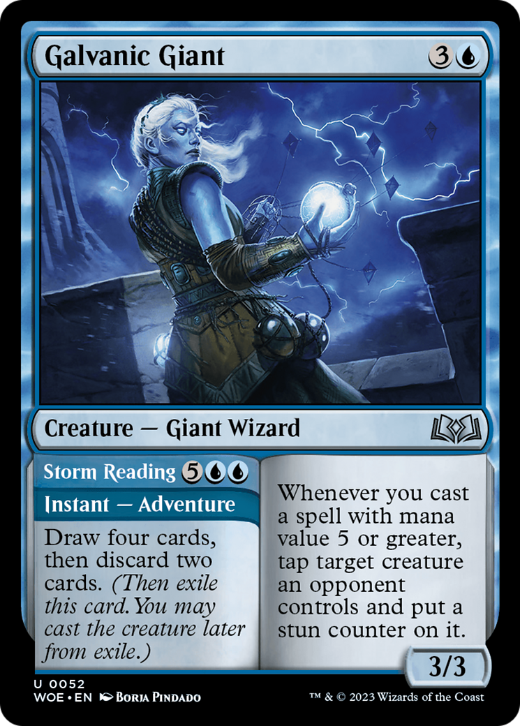 Galvanic Giant // Storm Reading [Wilds of Eldraine] | Jack's On Queen