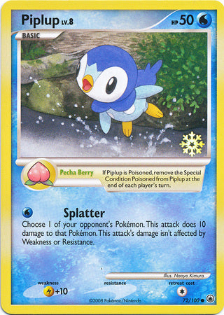 Piplup (72/100) [Countdown Calendar Promos] | Jack's On Queen