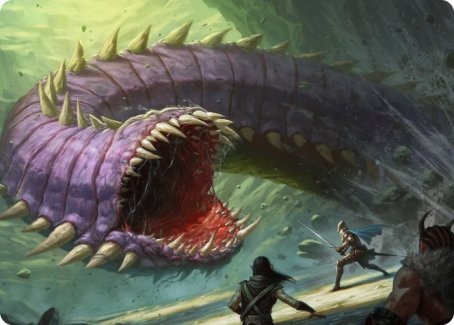 Purple Worm Art Card [Dungeons & Dragons: Adventures in the Forgotten Realms Art Series] | Jack's On Queen