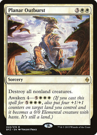 Planar Outburst [Battle for Zendikar] | Jack's On Queen