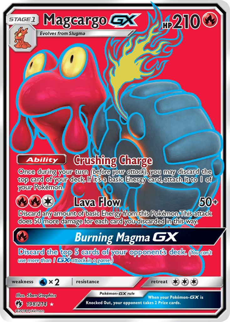 Magcargo GX (198/214) [Sun & Moon: Lost Thunder] | Jack's On Queen