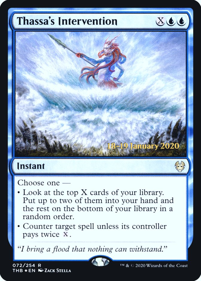 Thassa's Intervention [Theros Beyond Death Prerelease Promos] | Jack's On Queen