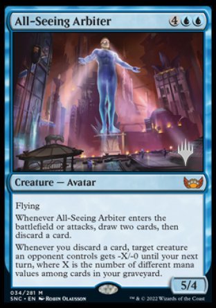 All-Seeing Arbiter (Promo Pack) [Streets of New Capenna Promos] | Jack's On Queen