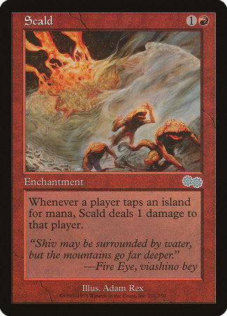 Scald [Urza's Saga] | Jack's On Queen