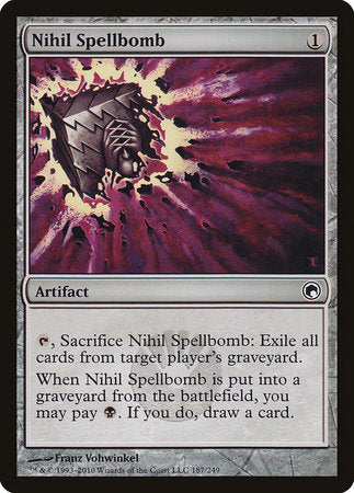 Nihil Spellbomb [Scars of Mirrodin] | Jack's On Queen