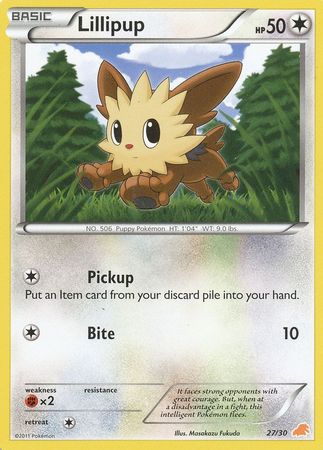 Lillipup (27/30) [Black & White: Trainer Kit - Excadrill] | Jack's On Queen