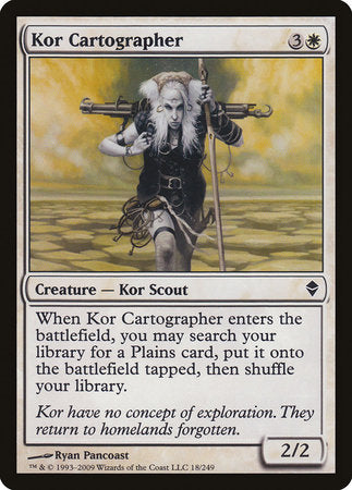 Kor Cartographer [Zendikar] | Jack's On Queen