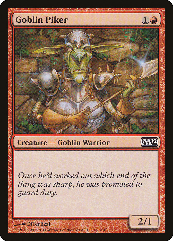 Goblin Piker [Magic 2012] | Jack's On Queen