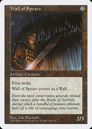 Wall of Spears [Fifth Edition] | Jack's On Queen