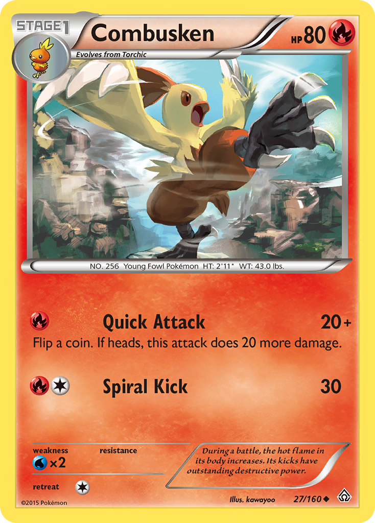 Combusken (27/160) [XY: Primal Clash] | Jack's On Queen