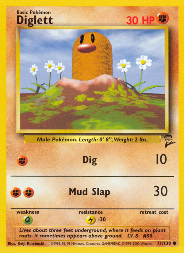 Diglett (71/130) [Base Set 2] | Jack's On Queen