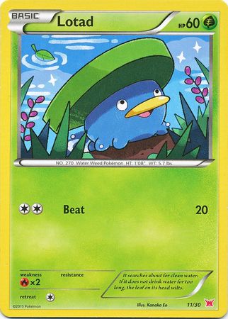 Lotad (11/30) [XY: Trainer Kit 2 - Latias] | Jack's On Queen