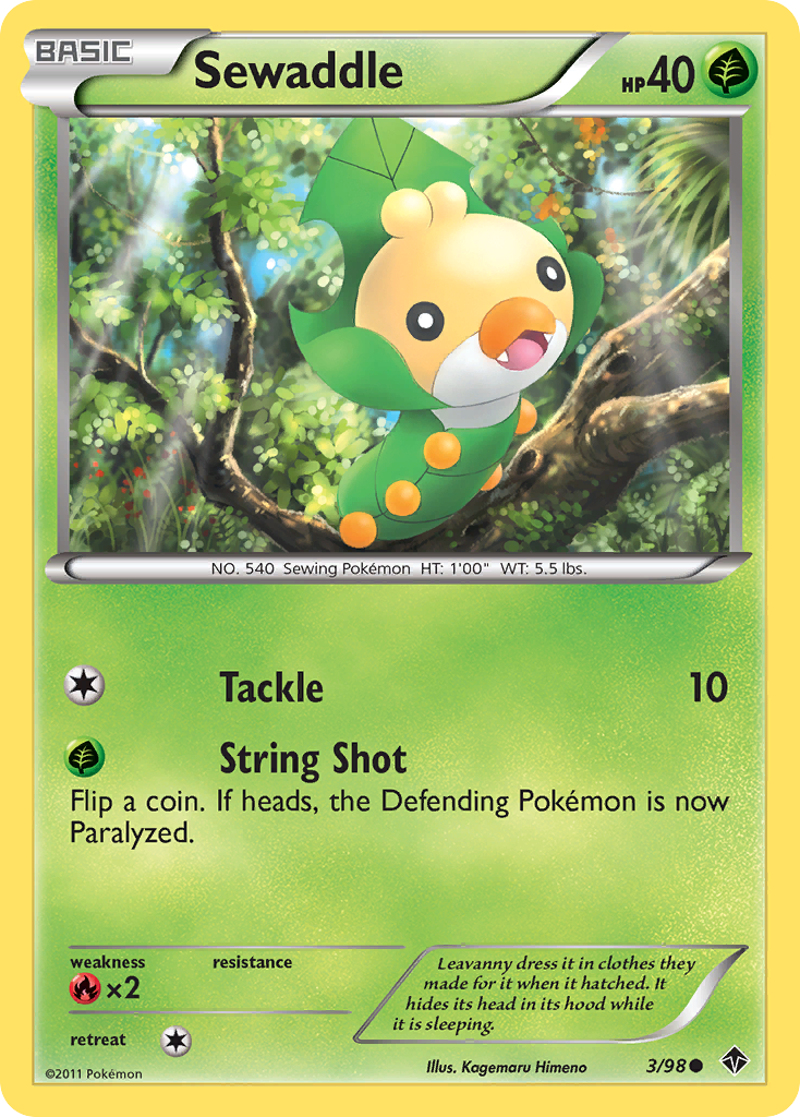 Sewaddle (3/98) [Black & White: Emerging Powers] | Jack's On Queen