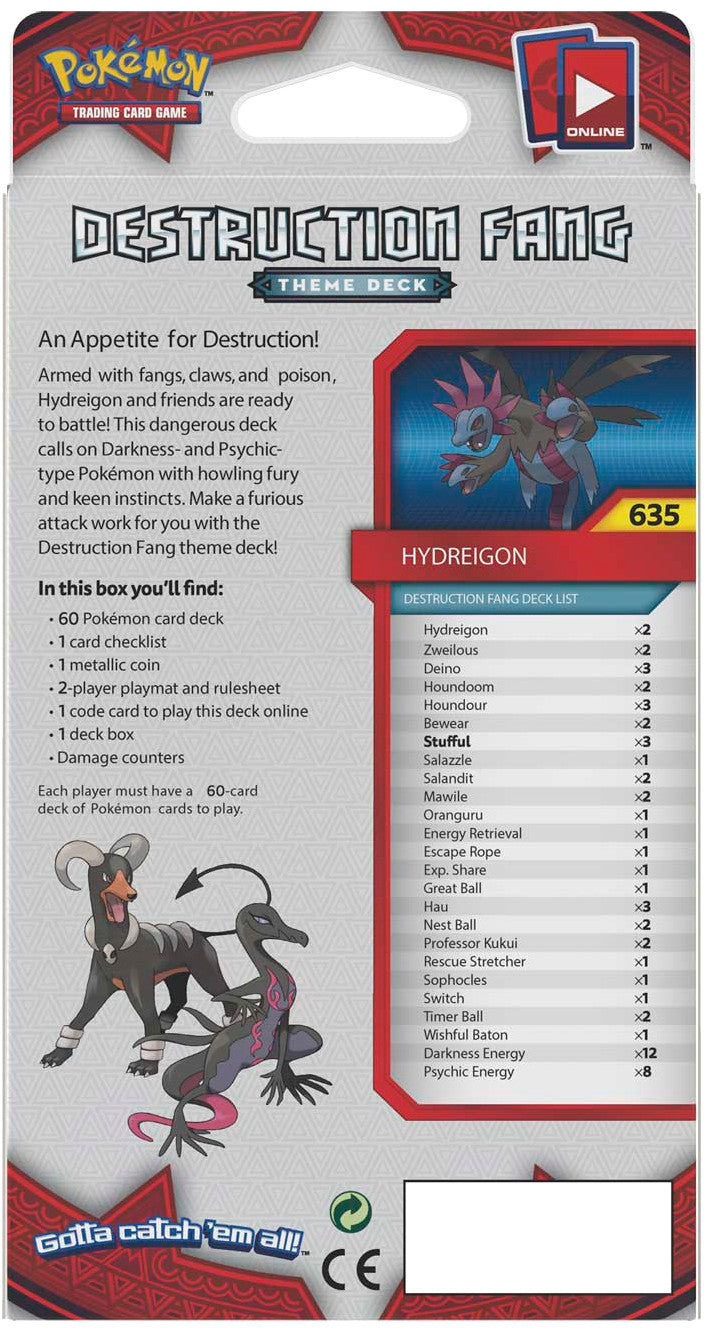 Sun & Moon: Crimson Invasion - Theme Deck (Destruction Fang) | Jack's On Queen