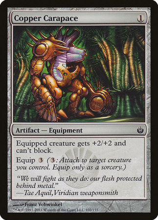 Copper Carapace [Mirrodin Besieged] | Jack's On Queen