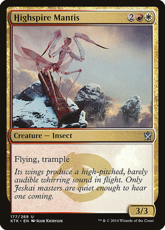 Highspire Mantis [Khans of Tarkir] | Jack's On Queen