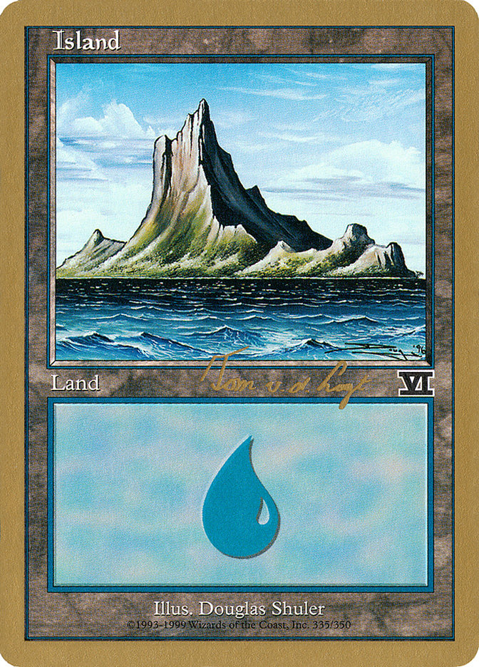 Island (tvdl335) (Tom van de Logt) [World Championship Decks 2000] | Jack's On Queen