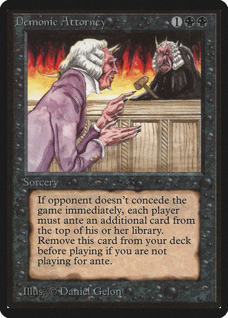 Demonic Attorney [Limited Edition Beta] | Jack's On Queen