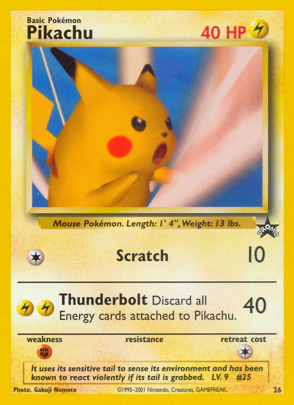 Pikachu (26) [Wizards of the Coast: Black Star Promos] | Jack's On Queen