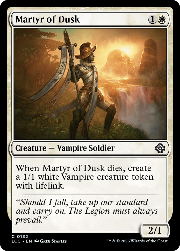 Martyr of Dusk [The Lost Caverns of Ixalan Commander] | Jack's On Queen